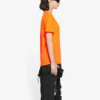 FW21 Maglietta a maniche corte elasticizzata slim fit arancione 661705TKVH57513