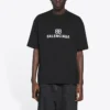 FW21 Stampa logo retrò GS Nero 612966TKVI71070