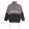 Giacca a guscio con stampa logo bicolore “Grigio” 534317TDO051408