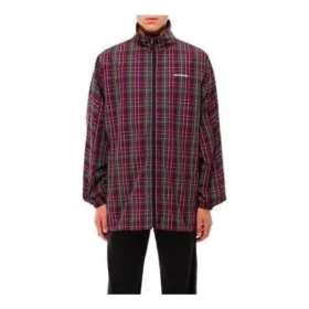 Giacca a quadri con zip integrale “Multicolor” 571434TGM316067