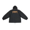 Giacca a vento con cappuccio Metallica “Black Orange” 698831TMO101000