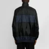 Giacca a vento in nylon patchwork con zip integrale “Navy Black” 623019TIO544100