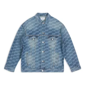 Giacca BB Monogram Large Fit “Blue” 675208TMW370443