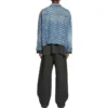Giacca BB Monogram Large Fit “Blue” 675208TMW370443