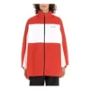 Giacca bicolore con zip integrale “Red White” 571434TYB186403