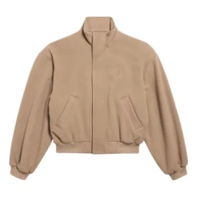 Giacca blouson taglia grande “Camel” 850619TQU142602