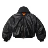 Giacca bomber con cappuccio “Black” 750953TOS171000