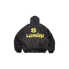 Giacca bomber con cappuccio Tape Type Light “Black” 791103TPO041000