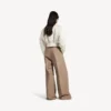 Giacca bomber corta da donna color avorio
