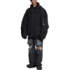 Giacca bomber strappata “Black” 698844TKP271000