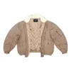 Giacca bomber Unity in cotone ripstop “Beige” 698837TLP039577