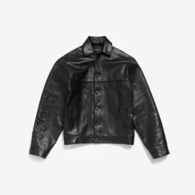 Giacca-camicia da uomo in nero Giacca-camicia da uomo in nero