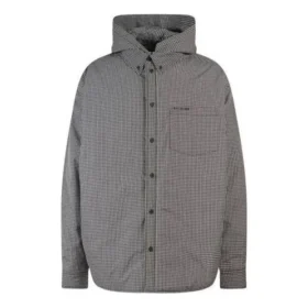 Giacca-camicia imbottita a quadri “Black White” 735662TNO781070 Giacca-camicia imbottita a quadri “Black White” 735662TNO781070