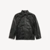 Giacca carcoat da uomo in nero