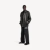 Giacca carcoat da uomo in nero