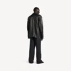 Giacca carcoat da uomo in nero