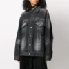 Giacca casual a maniche lunghe con logo SS21, tinta unita, nera 620746TIW435720