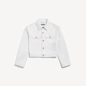 Giacca classica squadrata da donna “Wings” in bianco