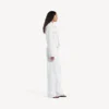 Giacca classica squadrata da donna “Wings” in bianco