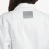 Giacca classica squadrata da donna “Wings” in bianco