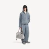 Giacca con cappuccio da uomo in Denim blu scuro Giacca con cappuccio da uomo in Denim blu scuro