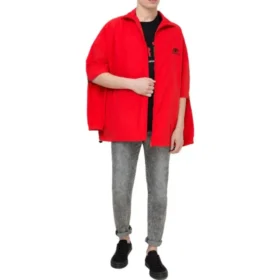 Giacca con doppia manica e zip “Red” 602278TG0116010