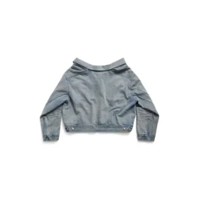 Giacca con spalle scoperte “Azzurro” 786638TQW556379