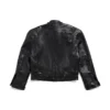 Giacca con zip destrutturata FW23 “Black Soft Buffalo Skin” 768749TMS031000