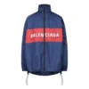 Giacca con zip e logo “Blue Red” 561466TYD338065
