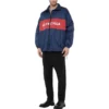 Giacca con zip e logo “Blue Red” 561466TYD338065