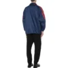 Giacca con zip e logo “Blue Red” 561466TYD338065