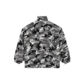 Giacca con zip mimetica “Grey” 681818TLQ121240