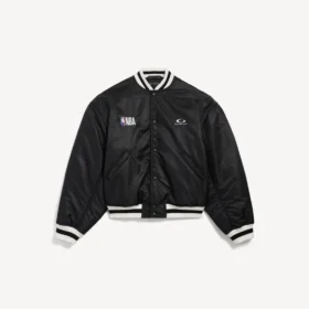 Giacca da allenatore da uomo Balenciaga | Collaborazione con la NBA, colore nero