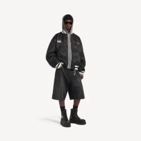 Giacca da allenatore da uomo Balenciaga | Collaborazione con la NBA, colore nero