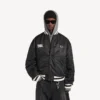 Giacca da allenatore da uomo Balenciaga | Collaborazione con la NBA, colore nero Giacca da allenatore da uomo Balenciaga | Collaborazione con la NBA, colore nero