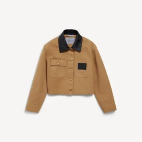 Giacca da lavoro corta da donna in beige