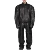 Giacca da motociclista oversize “Black” 744983TOS141000
