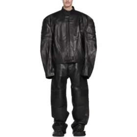 Giacca da motociclista oversize “Black” 744983TOS141000