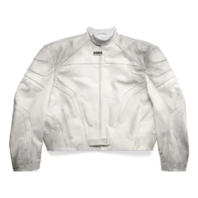 Giacca da motociclista oversize “White” 744983TOS149012