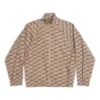 Giacca da tuta BB Monogram, vestibilità regolare “Beige Brown” 704495TML369378