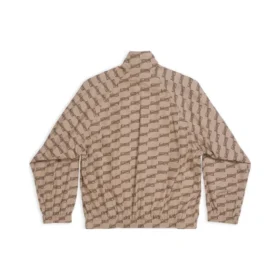 Giacca da tuta BB Monogram, vestibilità regolare “Beige Brown” 704495TML369378