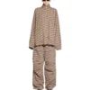 Giacca da tuta BB Monogram, vestibilità regolare “Beige Brown” 704495TML369378