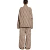 Giacca da tuta BB Monogram, vestibilità regolare “Beige Brown” 704495TML369378