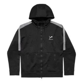 Giacca da tuta con cappuccio Balenciaga x Puma “Black Dark Heather Grey” 846912TTVB41065