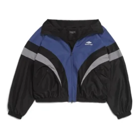 Giacca da tuta con spalle scoperte 3B Sports Icon “Black Blue” 790756TMO101000