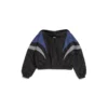 Giacca da tuta con spalle scoperte 3B Sports Icon “Black Blue” 790756TMO101000