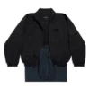 Giacca da tuta con toppe “Black” 770500TNQ251000