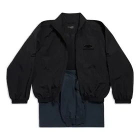 Giacca da tuta con toppe “Black” 770500TNQ251000