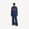 Giacca da tuta da calcio 3B da uomo nel nuovo blu navy scuro