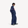 Giacca da tuta da calcio 3B da uomo nel nuovo blu navy scuro